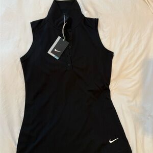 Nike Women's Black High-Collar Tank Top